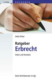 Ratgeber Erbrecht Ritter, Heiko 9783423512497