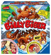 Ravensburger 22246 - Billy Biber - Geschicklichkeitsspiel für ruhige Hände - Spiel für Kinder ab 4 Jahren, Familienspiel für 1-4 Spieler - magische Zauberfolie  4005556222469