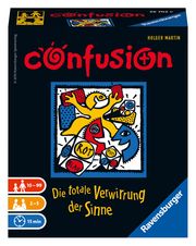 Ravensburger 26702 - Confusion, Reaktionsspiel für 2-5 Spieler ab 10 Jahren, Verwirrung der Sinne, Die Flotten Kleinen  4005556267026