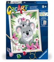 Ravensburger CreArt - Malen nach Zahlen 20050 - Koala Cuties - Kinder ab 9 Jahren - Jubiläum 50 Jahre Ravensburger Blaues Dreieck  4005556239368