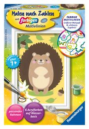 Ravensburger CreArt 10157 - Kleiner Igel - Malen nach Zahlen für Kinder ab 7 Jahre  4005556201570