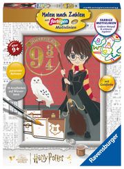 Ravensburger CreArt 20163 - Abfahrt nach Hogwarts - Malen nach Zahlen Harry Potter für Kinder ab 9 Jahre Rowling, Joanne K 4005556201631