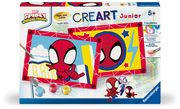 Ravensburger CreArt 23949 - Spidey - Malen nach Zahlen Spiderman für Kinder 5-7 Jahre  4005556239498