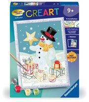 Ravensburger CreArt 23956 - Bezaubernder Schneemann - Malen nach Zahlen Winter für Kinder ab 9 Jahre  4005556239566