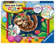 Ravensburger CreArt 28698 - Niedliche Faultiere - Malen nach Zahlen für Kinder ab 9 Jahre  4005556286980