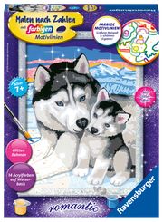 Ravensburger Malen nach Zahlen 28479 - Husky Kuss - Kinder ab 7 Jahren  4005556284795