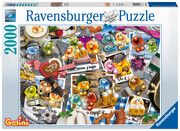 Ravensburger Puzzle 16014 - Gelini auf dem Oktoberfest - 2000 Teile Gelini Puzzle für Erwachsene und Kinder ab 14 Jahren Jörg Zahradnicek 4005556160143