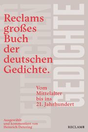 Reclams großes Buch der deutschen Gedichte Heinrich Detering 9783150114186