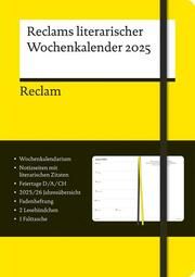 Reclams literarischer Wochenkalender 2025  9783150950319