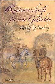 Reitvorschrift für eine Geliebte Binding, Rudolf G 9783758202056