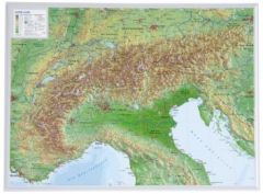Reliefkarte Alpen klein A Markgraf/M Engelhardt/Georelief 4280000002204
