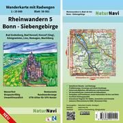 Rheinwandern 5 - Bonn - Siebengebirge NaturNavi 9783960991151