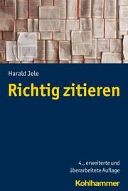 Richtig zitieren Jele, Harald 9783170399891