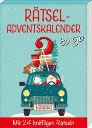 Rätseladventskalender to go 5 Schwarz, Emil 9783780613790