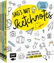 Sag's mit Sketchnotes: Alle Grundlagen, Symbol-Bibliothek und über 1000 Vorlagen Mitropoulou, Vasiliki/Hoffsteter, Nadine 9783745916645