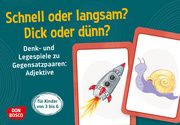 Schnell oder langsam? Dick oder dünn? Gully, Angela 4260694920312