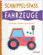 Schnippel-Spaß. Fahrzeuge. Schneiden - Malen - Nachspuren Amanda Lott 9783788646790