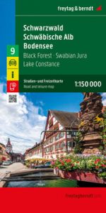 Schwarzwald - Schwäbische Alb - Bodensee, Straßen- und Freizeitkarte 1:150.000, freytag & berndt freytag & berndt 9783707922479