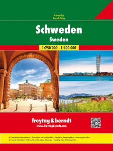 Schweden, Autoatlas 1:250.000 - 1:400.000 Freytag-Berndt und Artaria KG 9783707917451