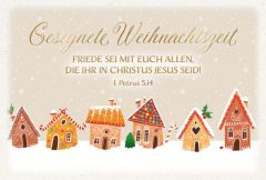 Faltkarte "Gesegnete Weihnachtszeit"