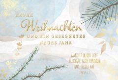 Faltkarte "Frohe Weihnachten"