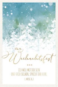 Postkartenserie "Weihnachtswald" 10 Stk.