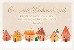 Postkartenserie "Gesegnete Weihnachtszeit" 10 Stk.