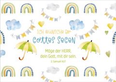 Postkartenserie "Gottes Segen/Regenschirme" 12 Stk.