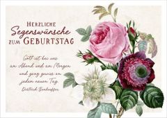 Postkartenserie "Gott ist bei uns - Geburtstag" 12 Stk.