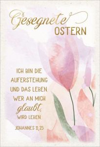 Mini-Spruchkartenserie Gesegnete Ostern - 10 Stück