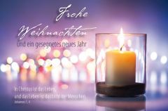 Faltkarte "Frohe Weihnachten"