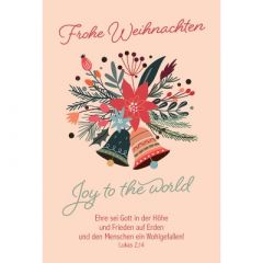 Postkarten: Frohe Weihnachten, 4 Stück