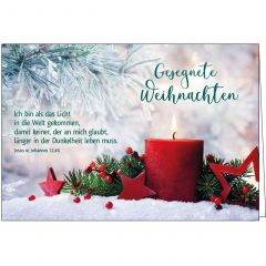 Faltkarte: Gesegnete Weihnachten