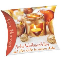 Schafmilchseife Herz "Frohe Weihnachten"