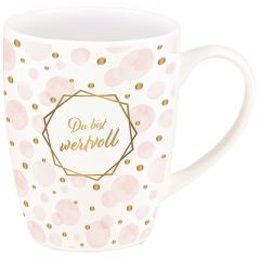 Tasse "Du bist wertvoll" (Gold-Edition)