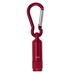 LED-Taschenlampe mit Karabiner "Ichthys" - rot