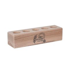 Holzständer für Gewürze - 5er Block