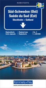 Süd-Schweden (Ost) Nr. 03 Regionalkarte Schweden 1:250 000 Hallwag Kümmerly+Frey AG 9783259012635