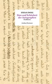 Sinn und Schönheit der Autographen Zweig, Stefan 9783990392430