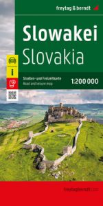 Slowakei, Straßen- und Freizeitkarte 1:200.000, freytag & berndt freytag & berndt 9783707922882