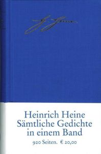 Sämtliche Gedichte in einem Band Heine, Heinrich 9783458163251