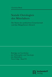 Soziale Ontologien des Mittelalters Rode, Christian 9783402103524