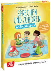 Sprechen und Zuhören im Erzählkreis. 30 Bildkarten mit Erzählspielen für die Grundschule Mescher, Nadine 4260694922545