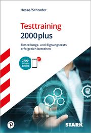 STARK Testtraining 2000plus Hesse, Jürgen/Schrader, Hans Christian 9783849037956