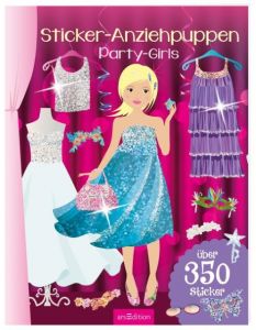 Sticker-Anziehpuppen - Party-Girls Eva Schindler 9783845816562