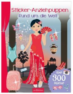 Sticker-Anziehpuppen - Rund um die Welt  9783845817408