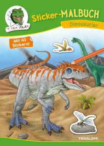 Sticker-Malbuch Dinosaurier Max Walther 9783788639563