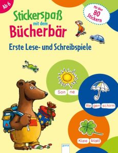 Stickerspaß mit dem Bücherbär - Erste Lese- und Schreibspiele Reimers, Silke 9783401712444