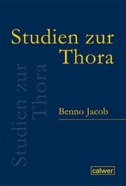 Studien zur Thora Jacob, Benno 9783766845078