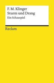 Sturm und Drang Klinger, Friedrich Maximilian 9783150140024